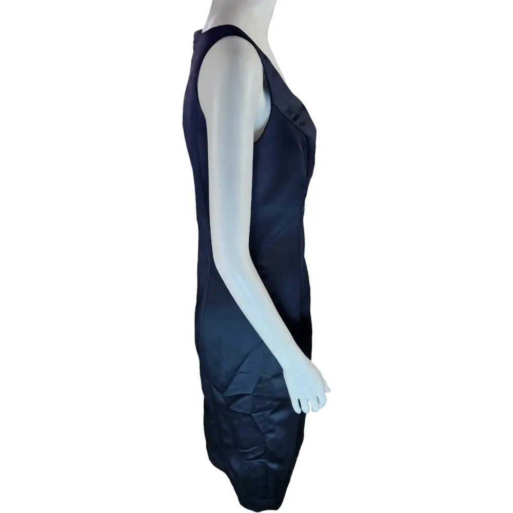 Tahari Womens 6 Black Sleeveless Sheath Midi Cocktail Dress Lined Formal - Image 37