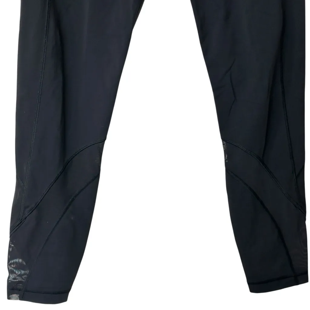 Lululemon Inspire Tight II Black Mesh Panel Leggings size 10 - Image 7