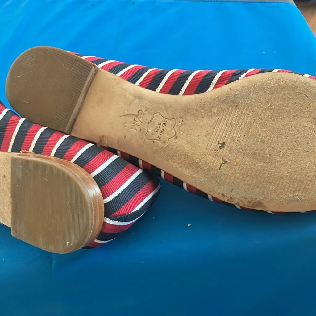 FINAL MARKDOWN Talbots Stylish Striped Women's Shoes 6 1/2 - Image 4