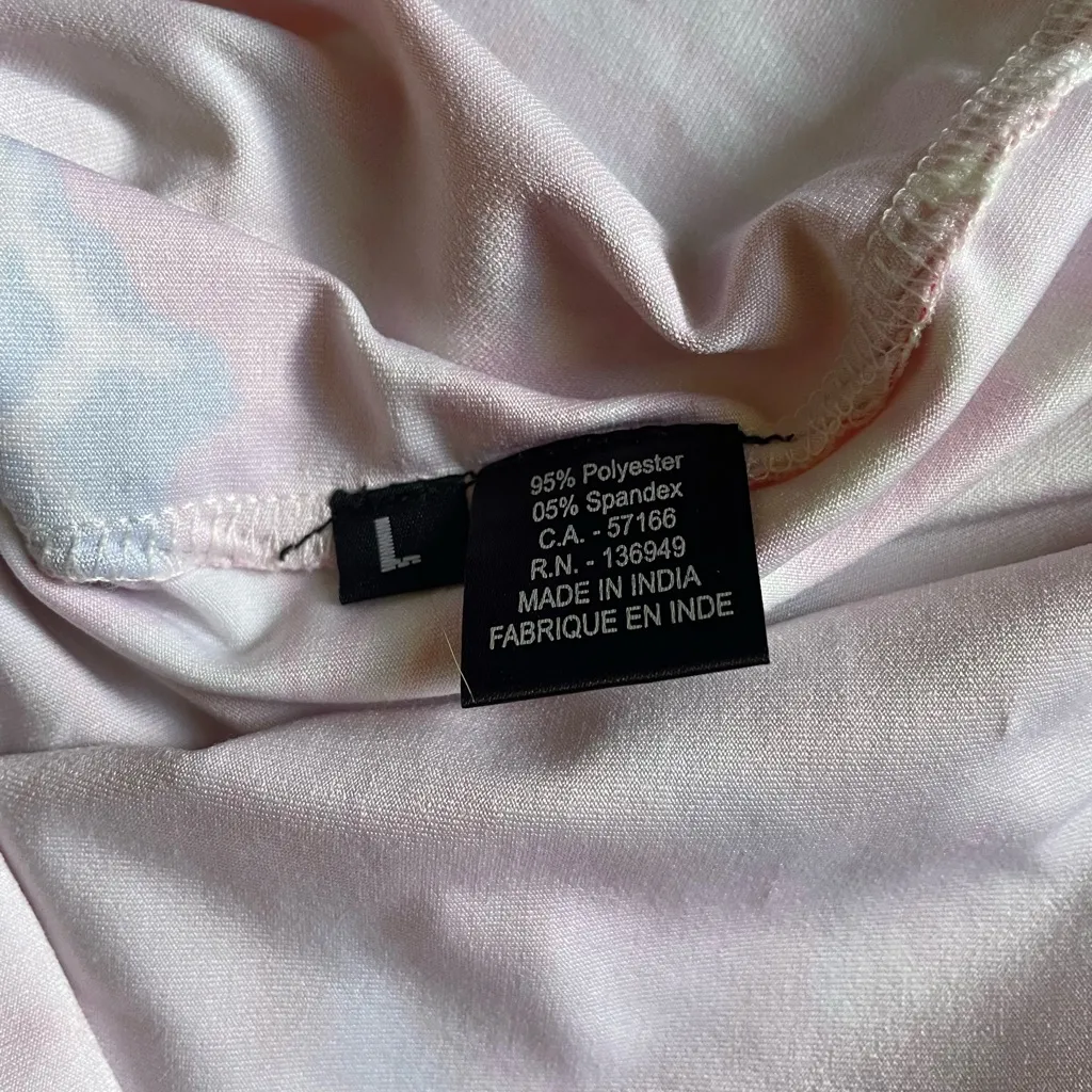 Tango Mango Colorful Floral Women's Dress Pink Size L - Image 8