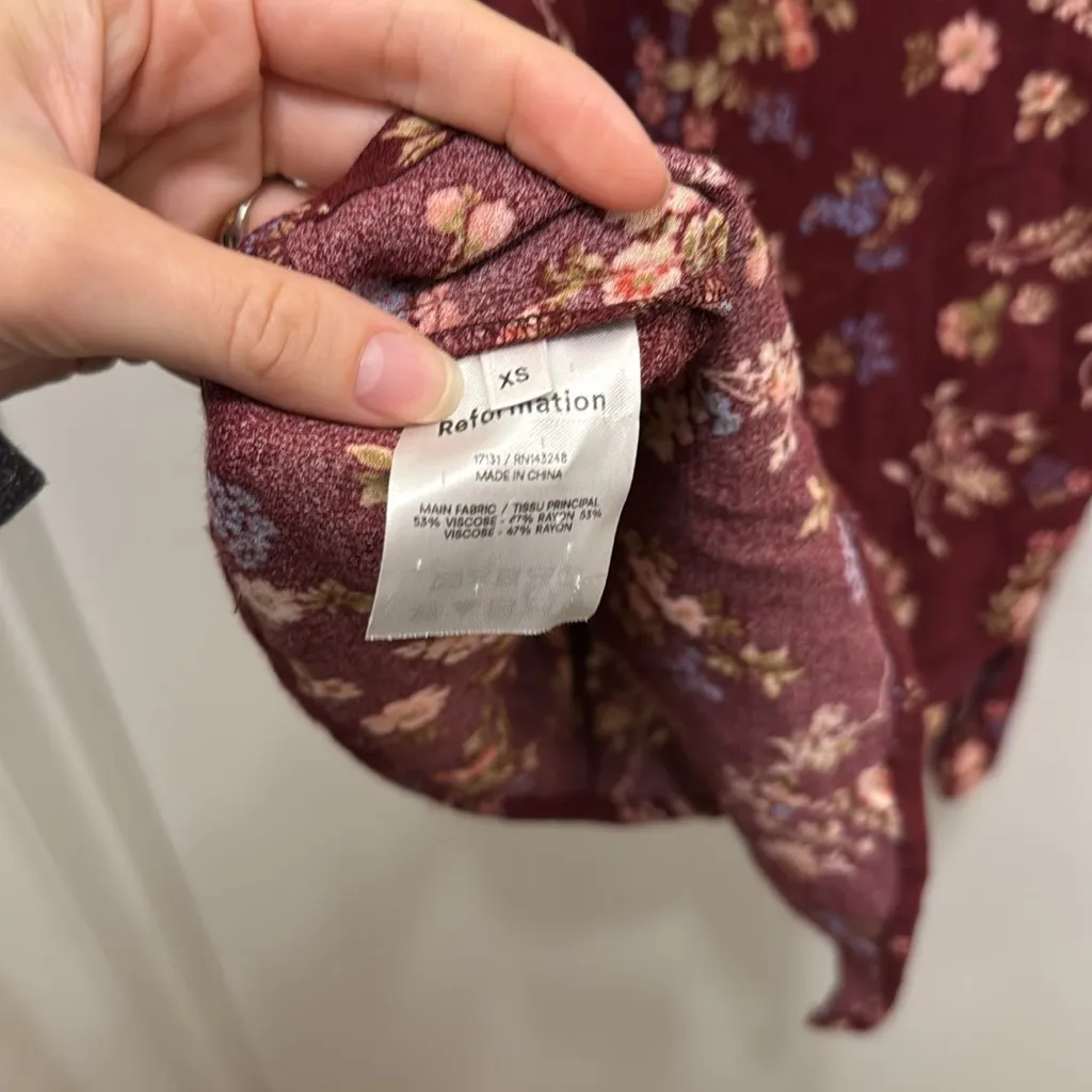 Reformation Marlowe Mini Dress - Image 3