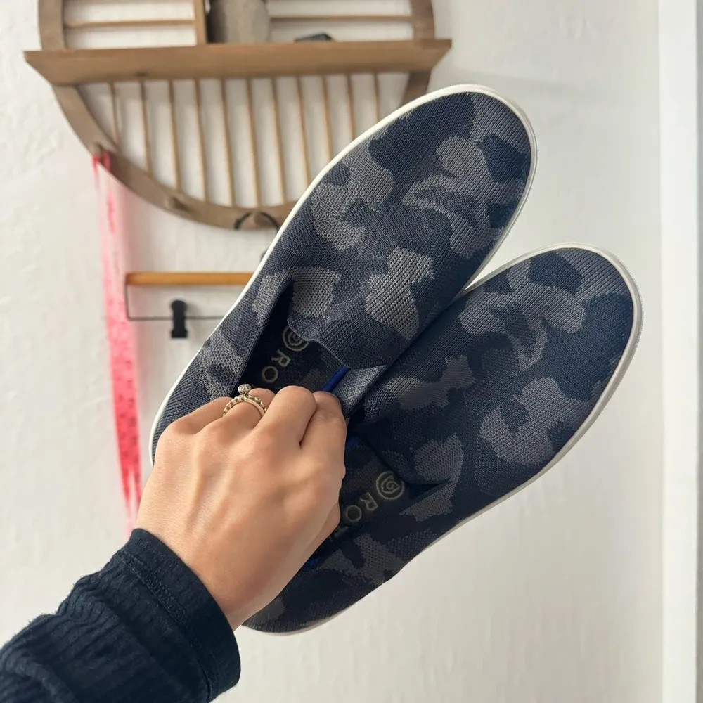 Rothy's The Sneaker Gray Camo 8 - Image 2