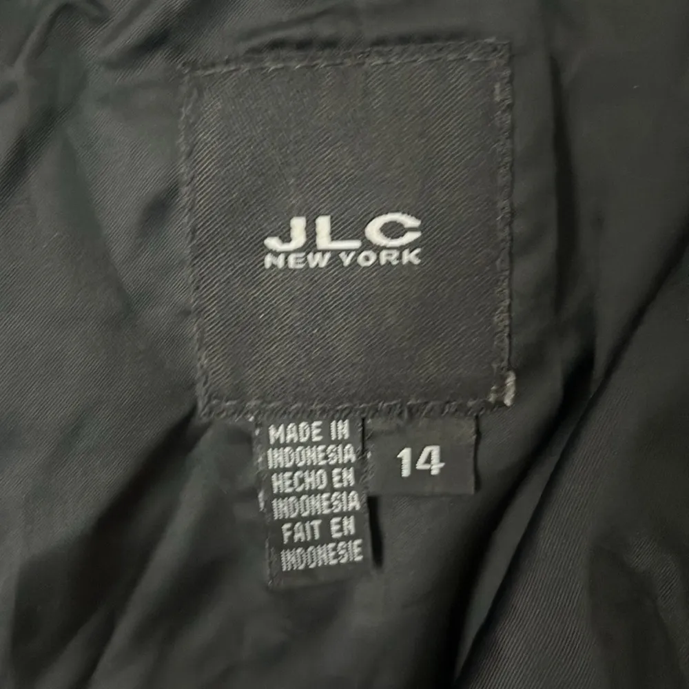 JLC New York Black Leather‎ Pants Size 14 Mob Wife Bikecore Pants 🦋 - Image 9