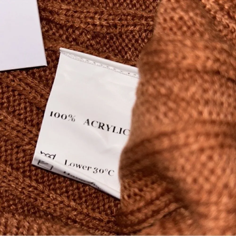 SNYDS Lounge Hendrix Brown Knit
Pants Size Small) Tan - Image 7