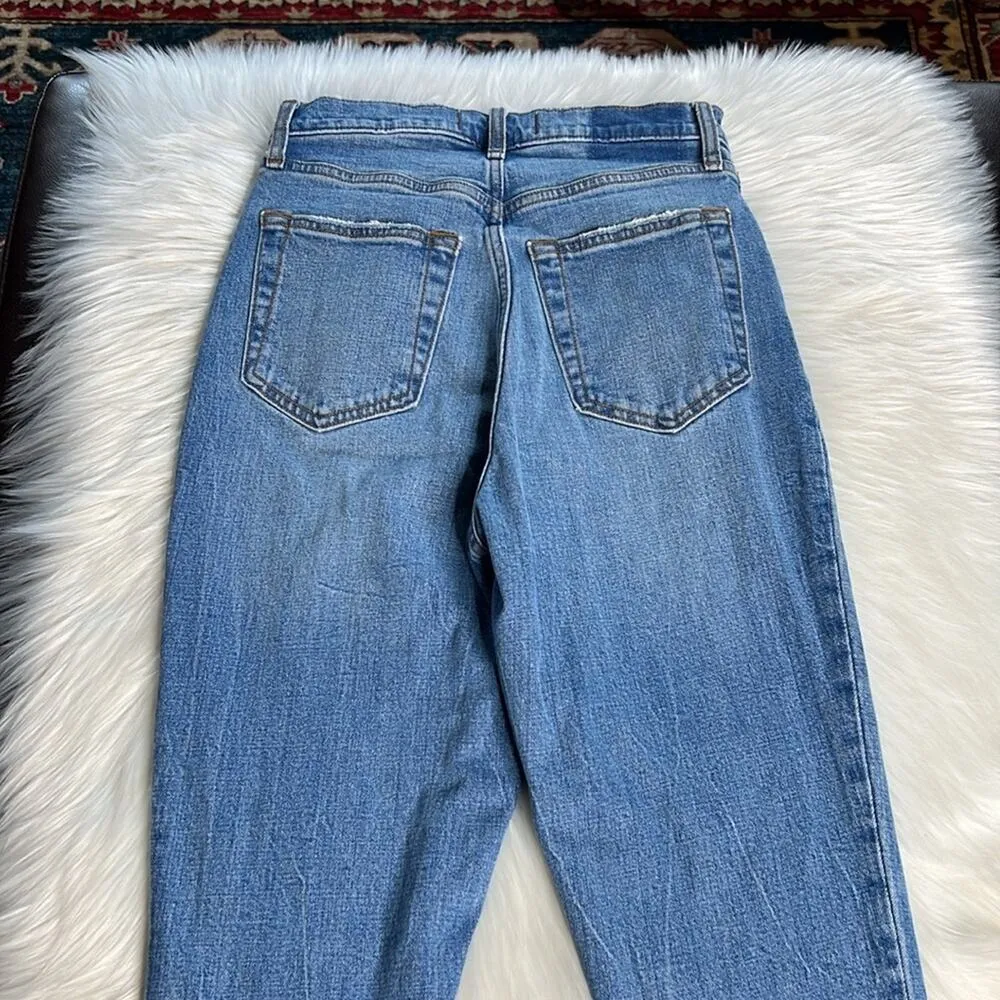 Abercrombie The 90’s Slim Straight Ultra High Rise Jeans - Image 7