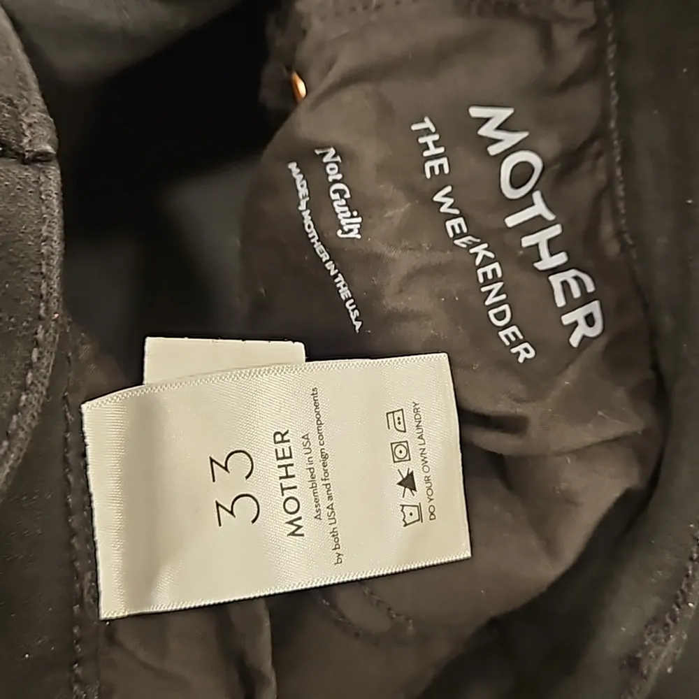 💕MOTHER💕 The Weekender Jeans ~ Not Guilty Black 33 Flare Leg - Image 16