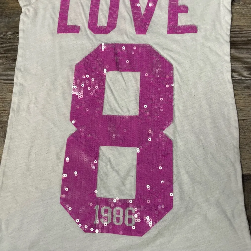 Victoria’s Secret pink bling shirt sleeve shirt - Image 4