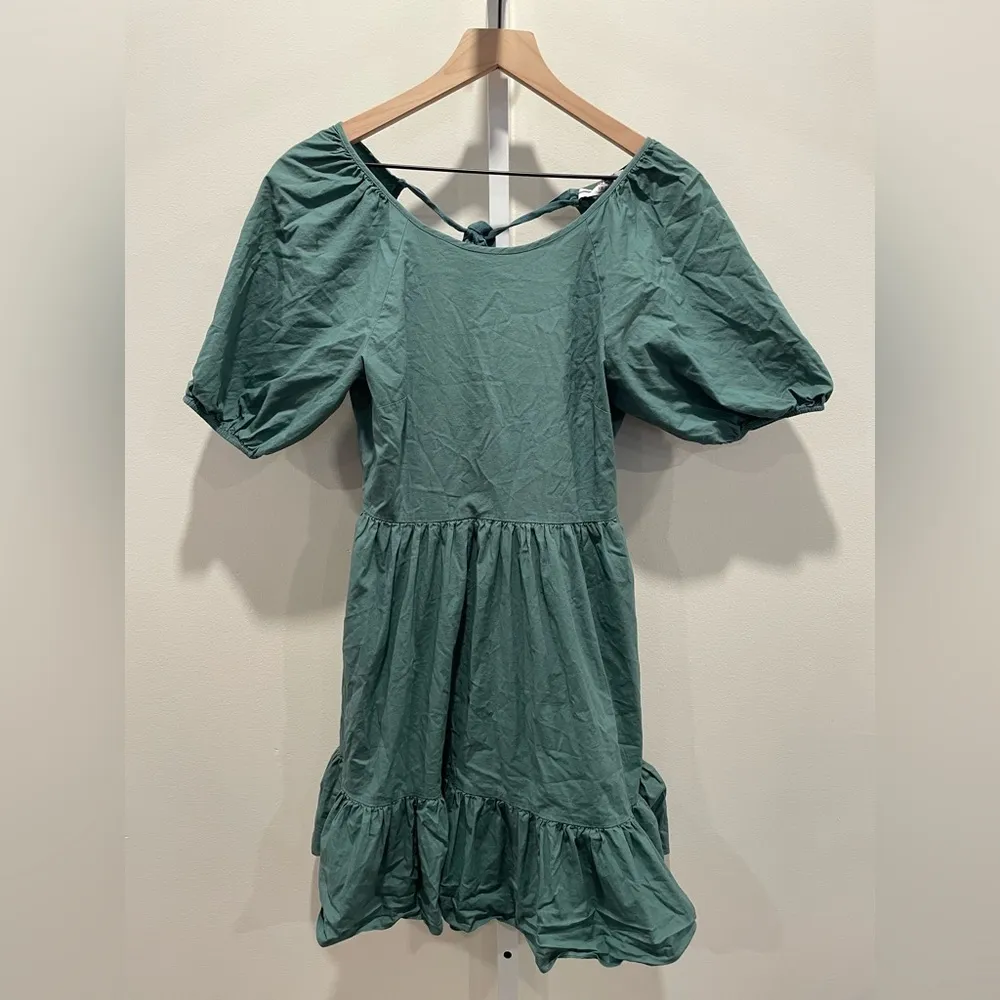 Peter Som‎ X RTR Green Puff Sleeve Dress Size 4 - Image 4