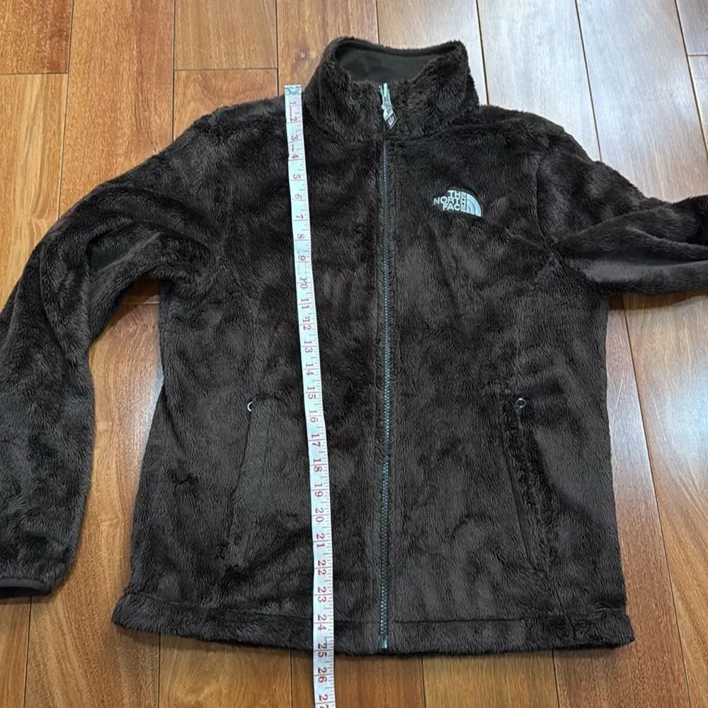 The North Face Women’s Brown Furry Osito Full Zip Jacket size M - Image 12