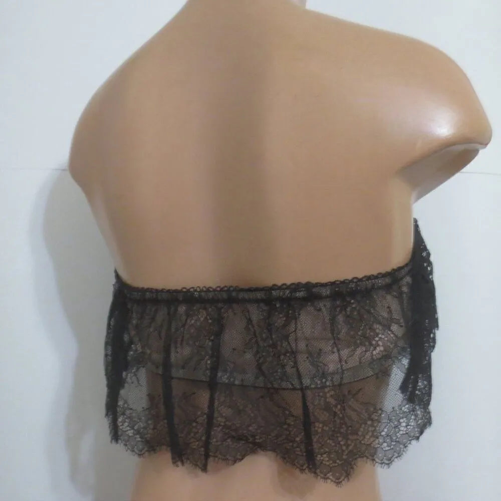 Victorias Secret Black Dream Angels Multi Way Strapless Bralette Bandeau Bra - Image 4