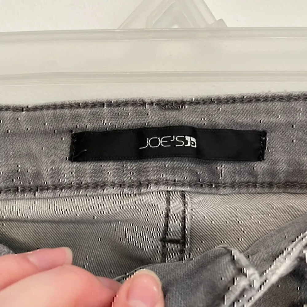 JOE'S JEANS JOES JEANS Skinny Ankle Jeans Gray Faded Stretch Cropped Crop 26 W26 - Image 4