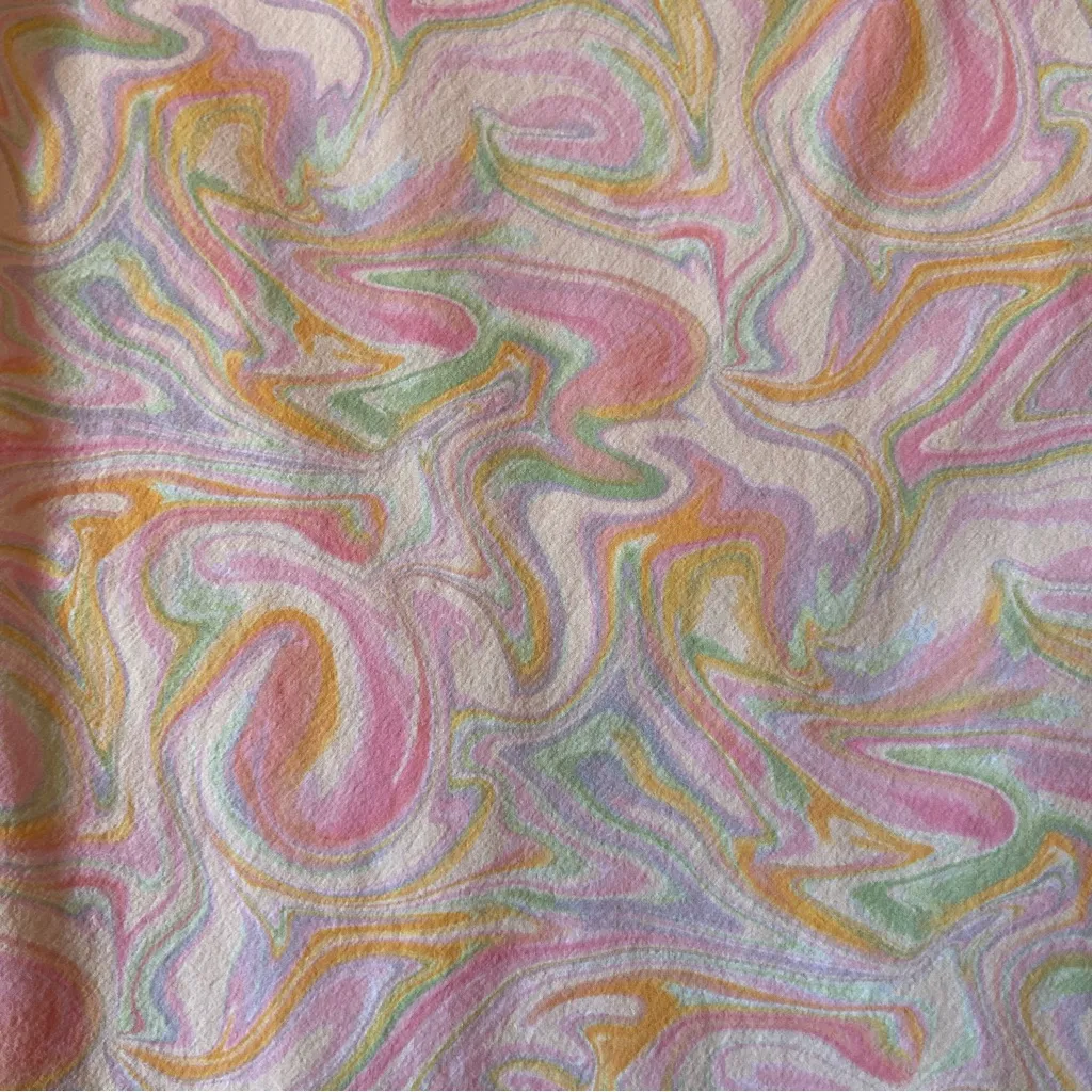 Outdoor Voices Exercise Mini Dress in Pink Marble - Image 7