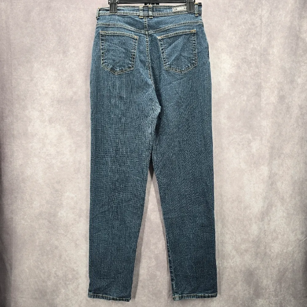 135. Gloria Vanderbilt Blue Medium Wash Straight Leg Denim Pants Jeans 12 - Image 2