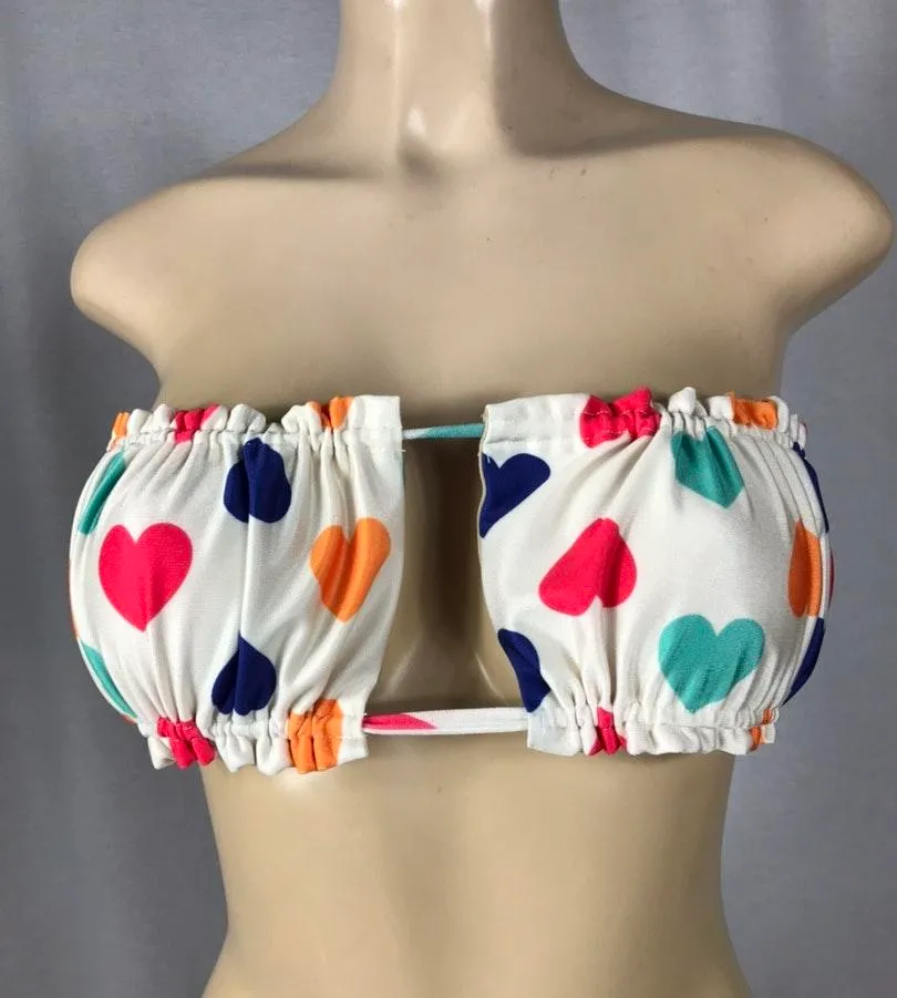 Zuliana Heart ❤️ Strapless Top Bikini Set  - Image 8