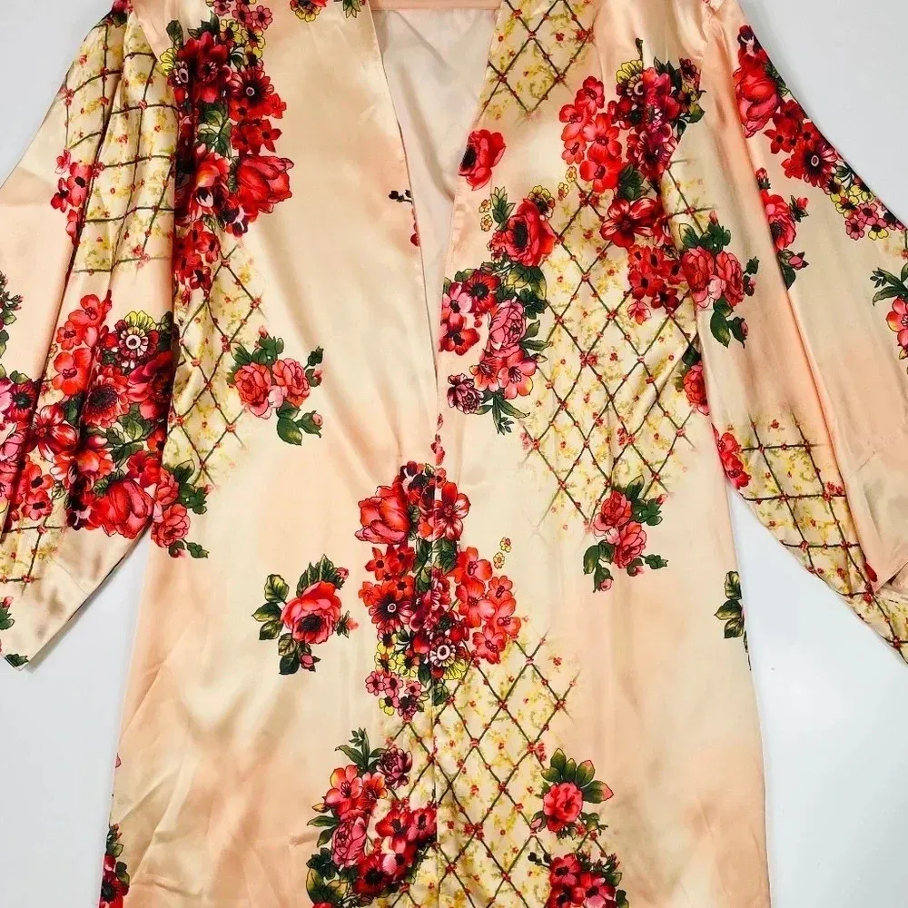 Asos Design Printed Soft‎ Kimono Size 4 - Image 4