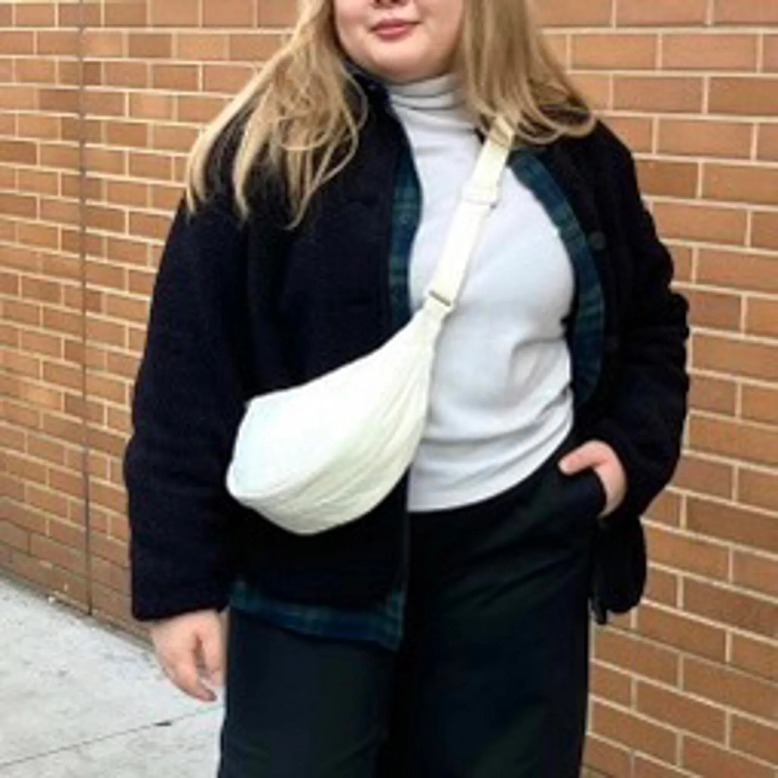 Uniqlo HEATTECH Fleece T-Shirt Turtleneck Light Gray NWT XL - Image 3