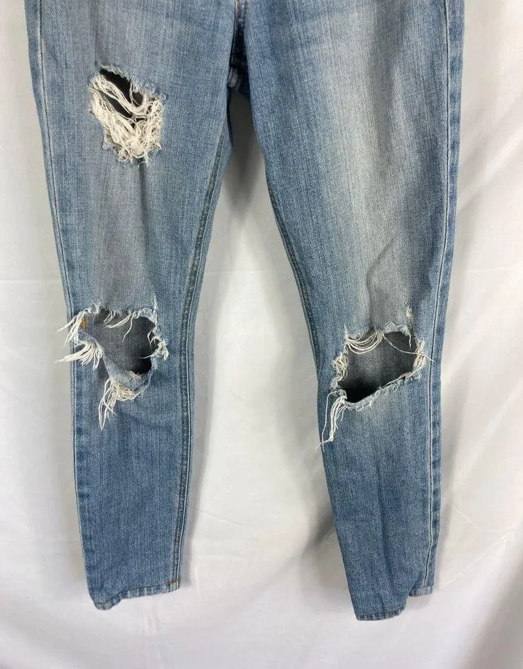 Joes Jeans Skinny Ankle Light Wash Distressed Jeans Size 24 - Image 2