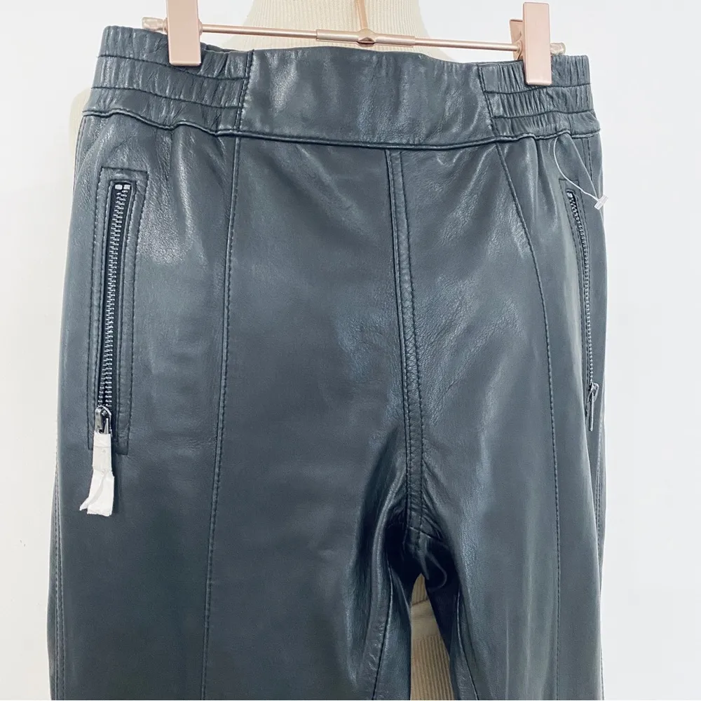 Zadig and Voltaire biker leather pants NEW - Image 9