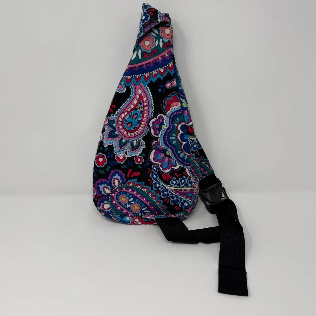 Vera Bradley Essential Small Sling Backpack Bag Haymarket Paisley Colorful NWOT - Image 9