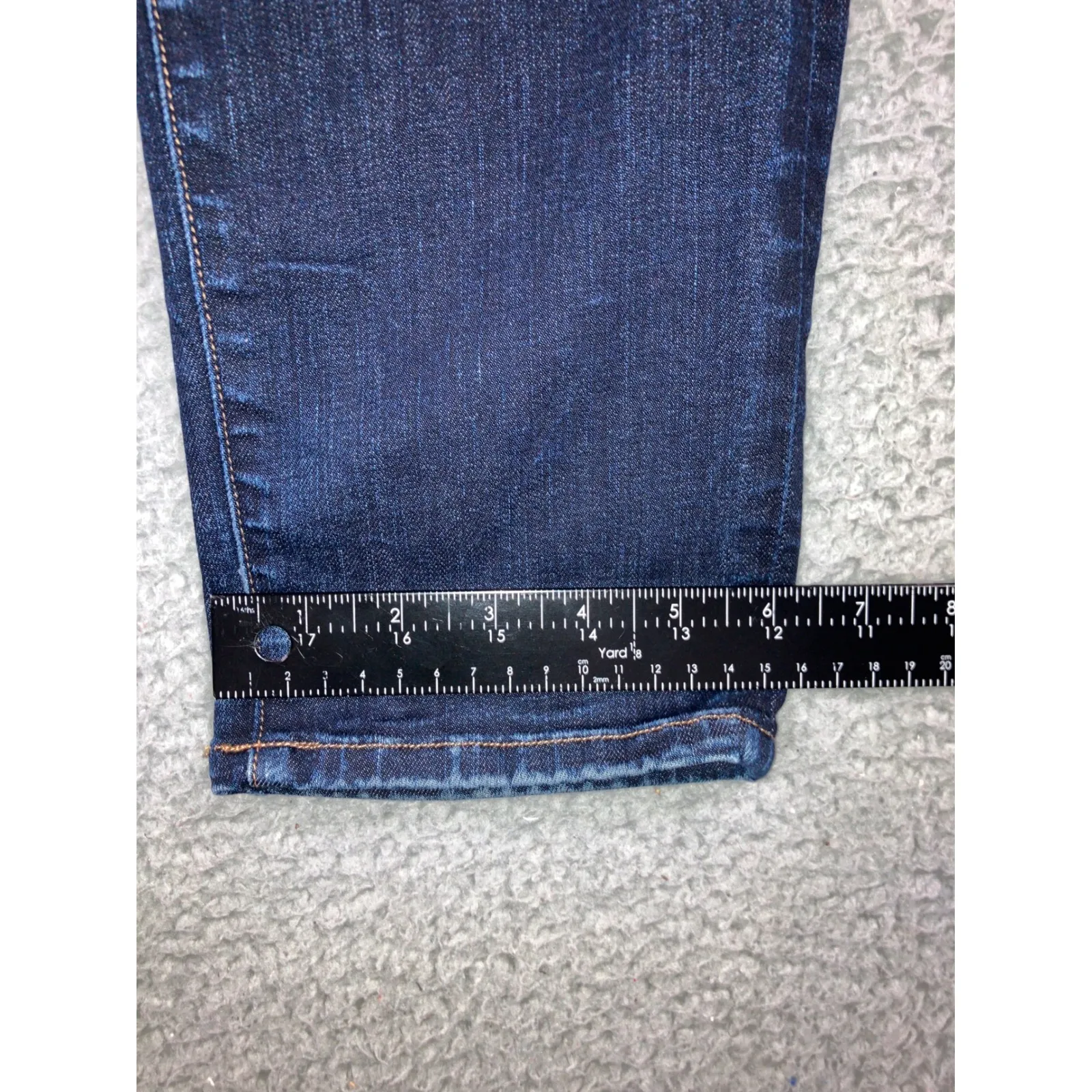 Lucky Brand Jeans Women 12 31 Ankle White Oak Cone Denim Dark Wash Pants - Image 6