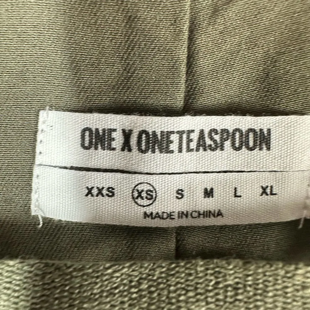 One Teaspoon Radar Lace-Up Tank Top Militaire Green Size XS - Image 4