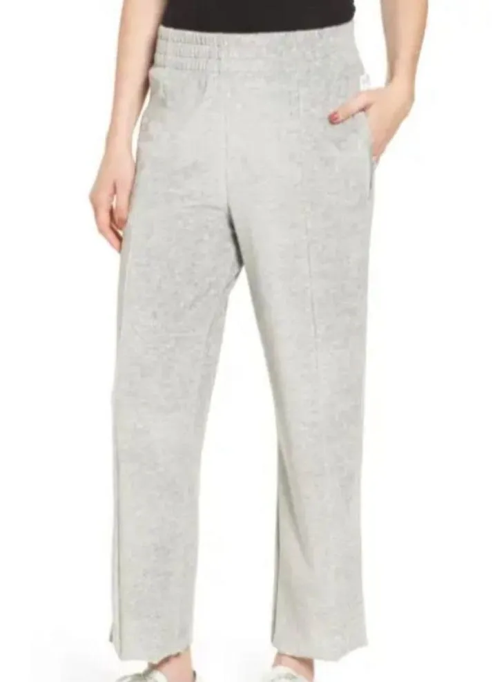 GOOD AMERICAN High Waist Heather Grey Sweatpants - Size 1 / Small - Image 2