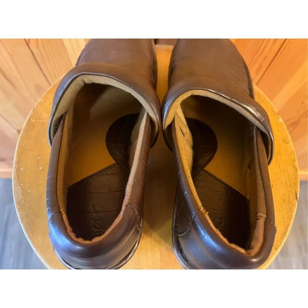 Boc Born Concept Shoes Womens 10M Slip On Clogs Mule Brown Animal Print Size 10 - Image 5