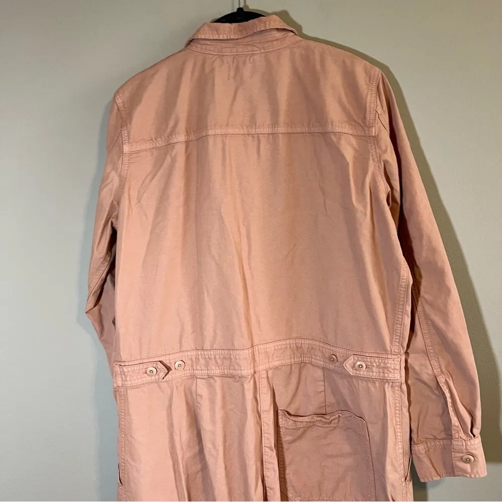 J.Crew  Foundry Chino Overalls Peach Jumpsuit 12 - Image 10