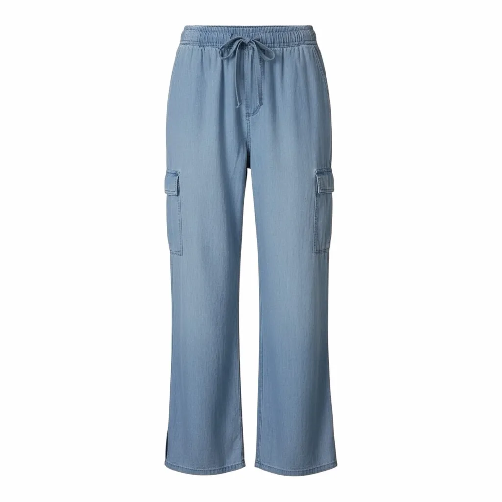 Social Standard by Sanctuary Caravan Pull On Relaxed Cargo Pant Women’s Size XXL Blue - Image 2