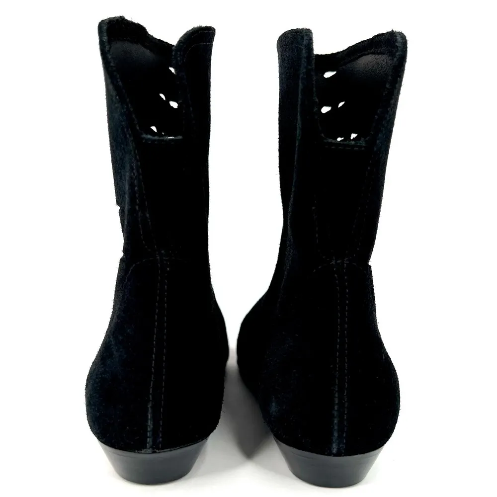 ISABEL MARANT Sprati perforated black suede ankle boots size 36 - Image 6