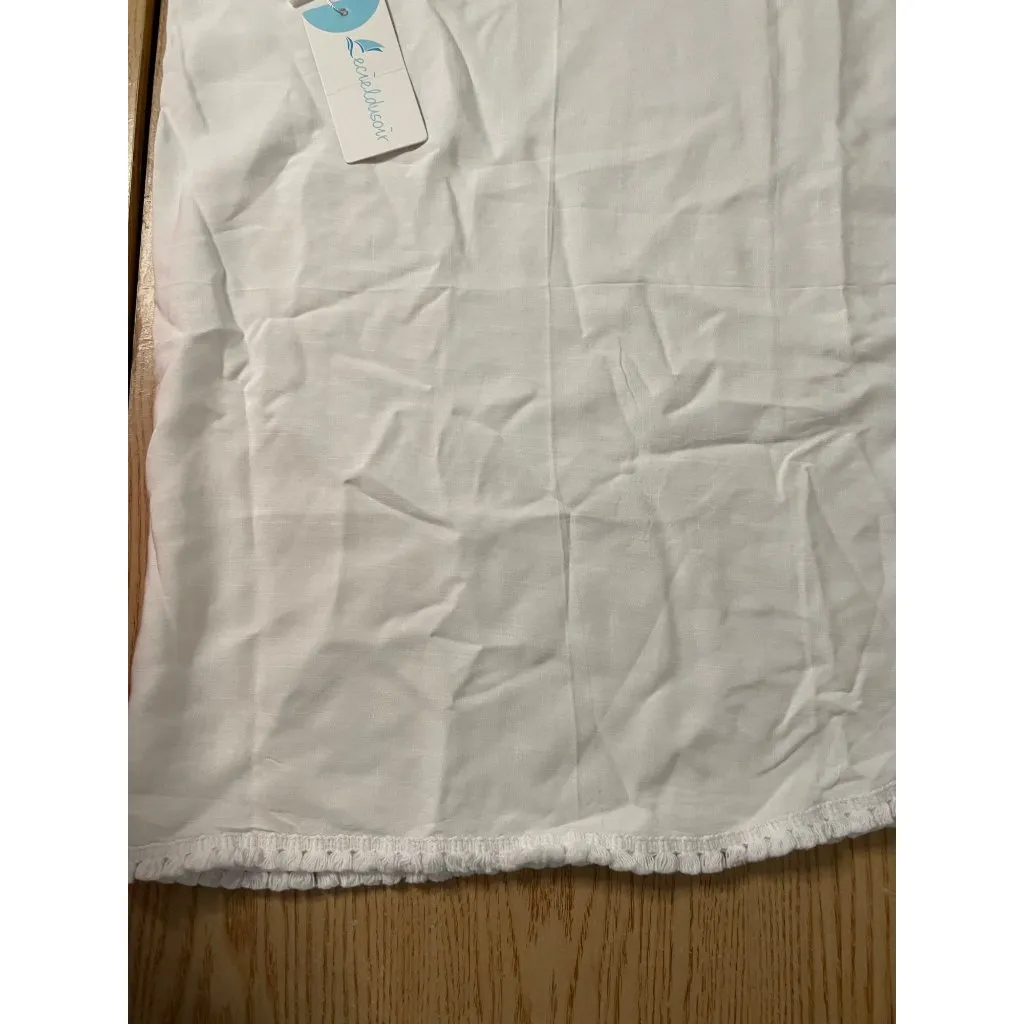 B1 New Women’s Swimsuit Sarong Cover up Rayon White Size Small - Image 3