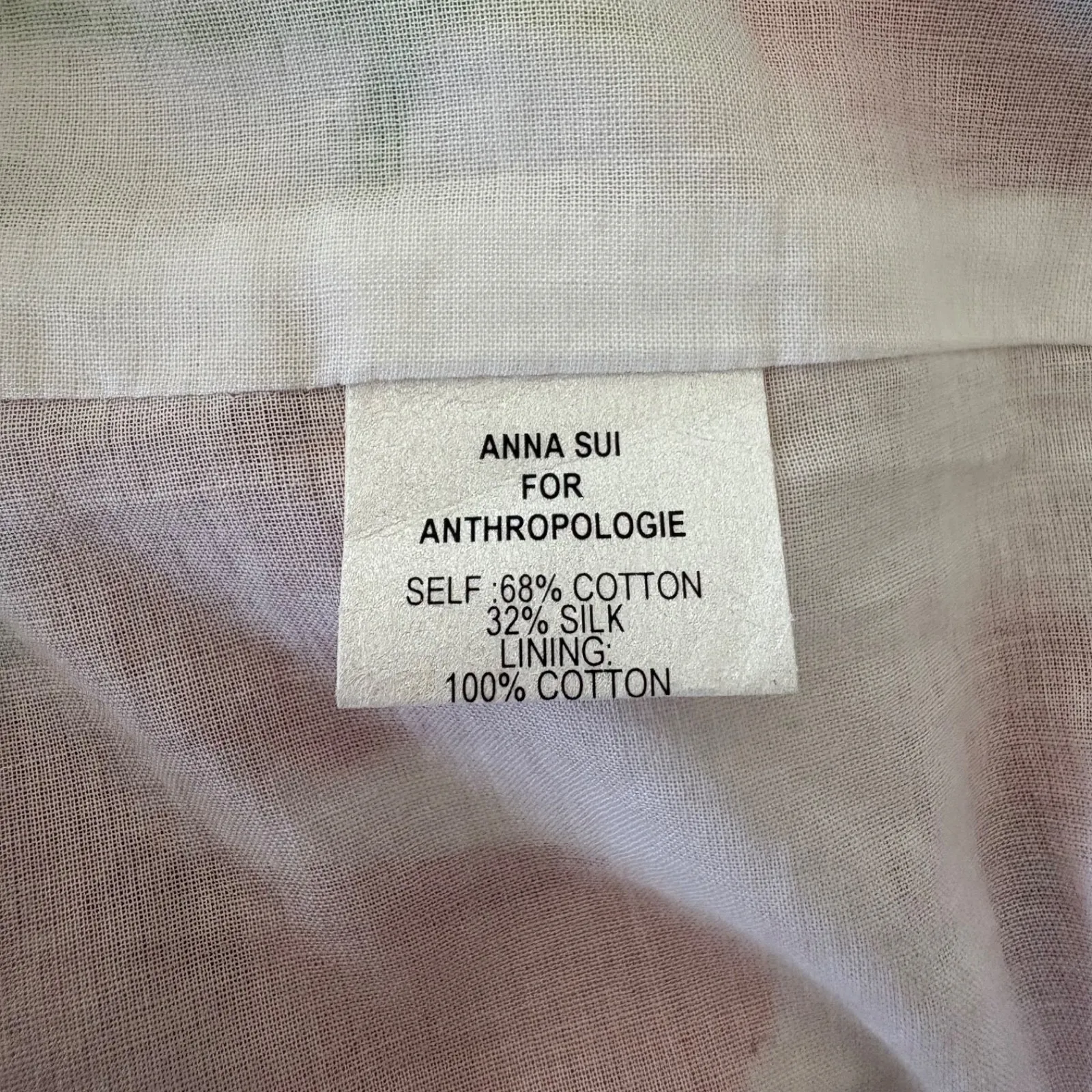 Anthropologie Anna Sui Women's SM Poppies Halter Backless Lined Dainty Silk Blen - Image 11