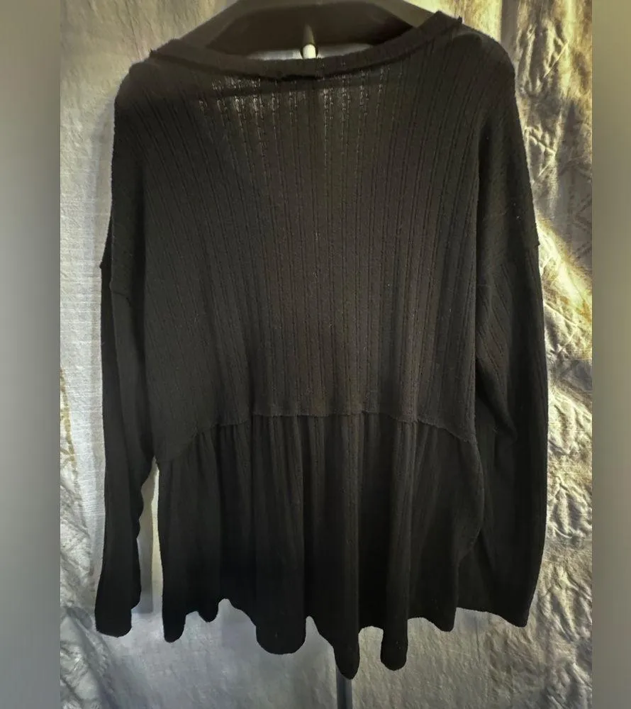 Maurices Baby Doll Long Sleeve Top Sz 1X - Image 6