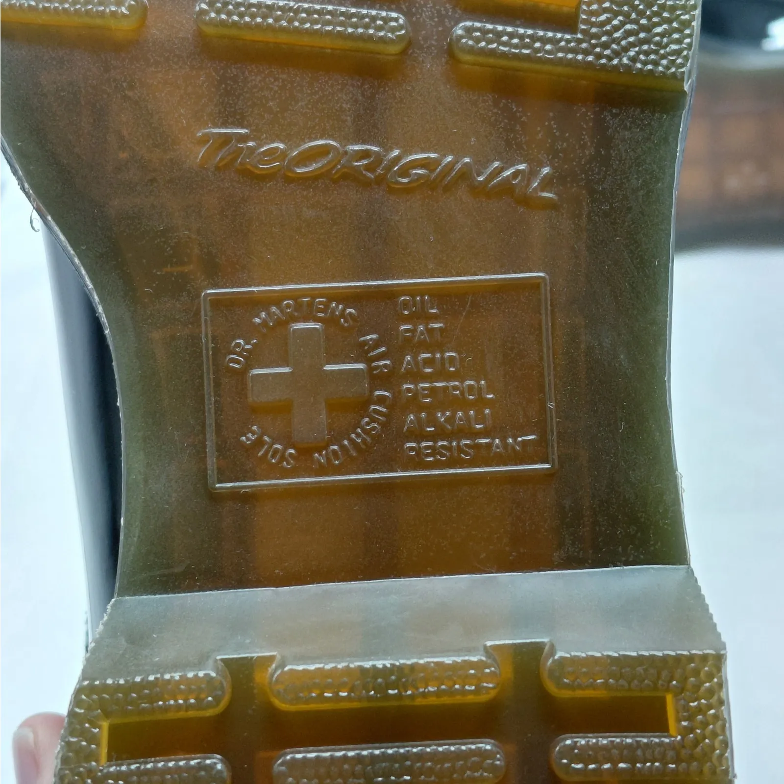 Dr Martens Womens Chelsea Boots Size 9 Black Patent Leather Goth Biker Punk - Image 11