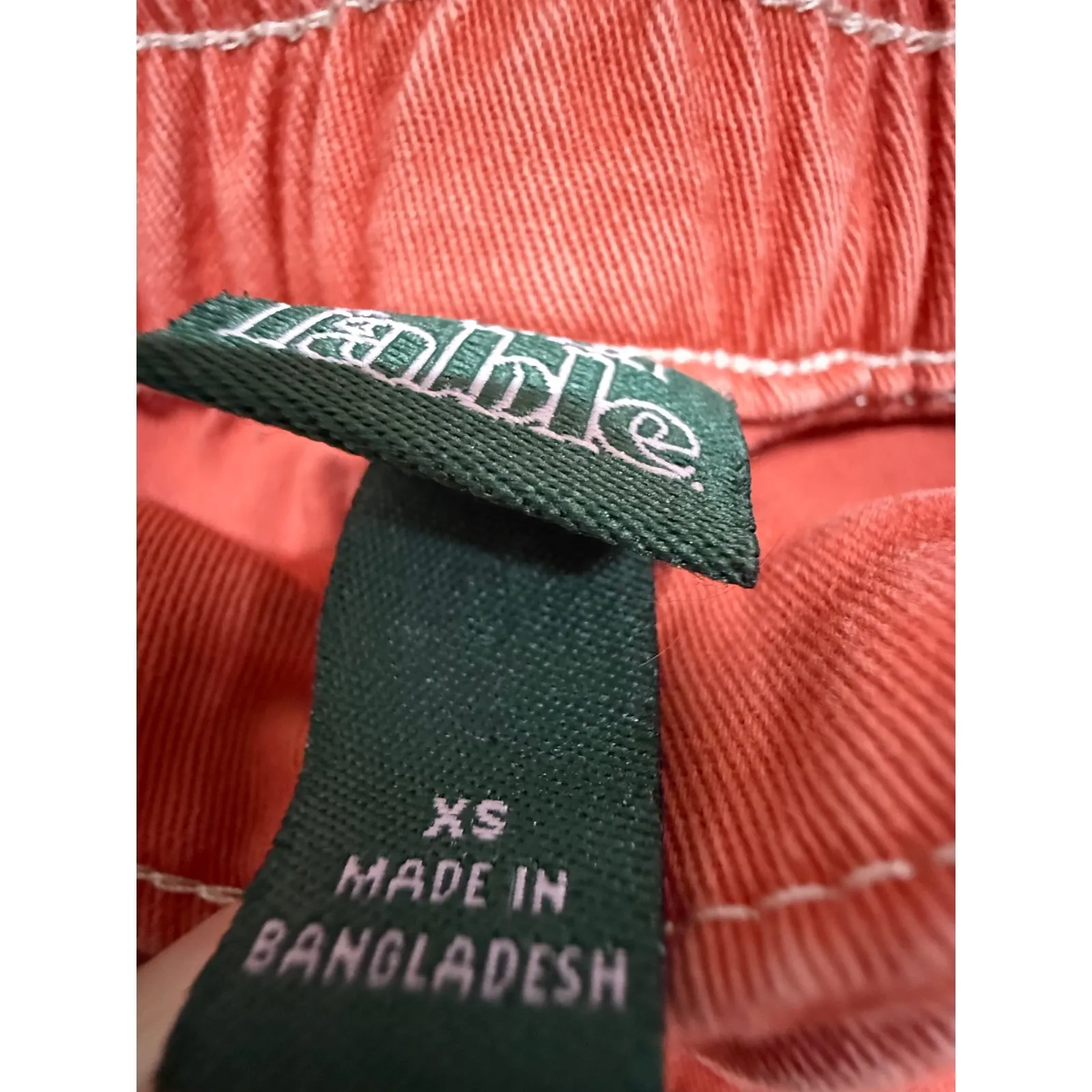 Wild Fable Burnt Orange Cloth Cargo Pants Wide Leg Size XS Street Wear - Image 5