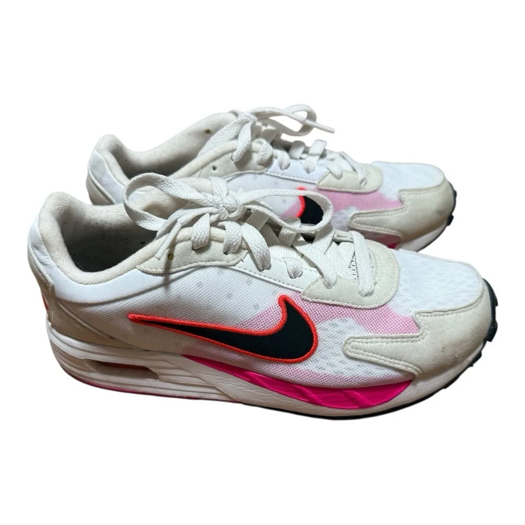 Women's Size 6 Nike Air Max Solo White Bright Pink Shoes FN0784-102 - Image 4