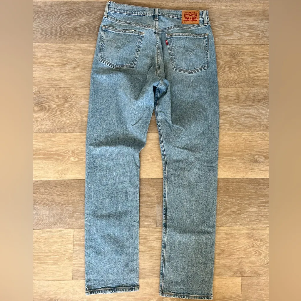 Levi Strauss & Co. 501 Original Straight Jeans – Light Wash Blue Size 31 - Image 2