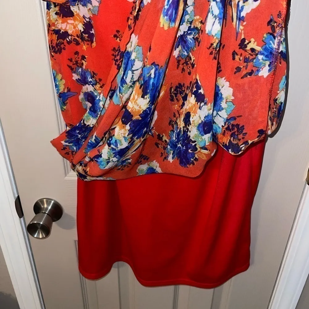 As U Wish Floral Cold Shoulder Mini Dress​ - Image 4