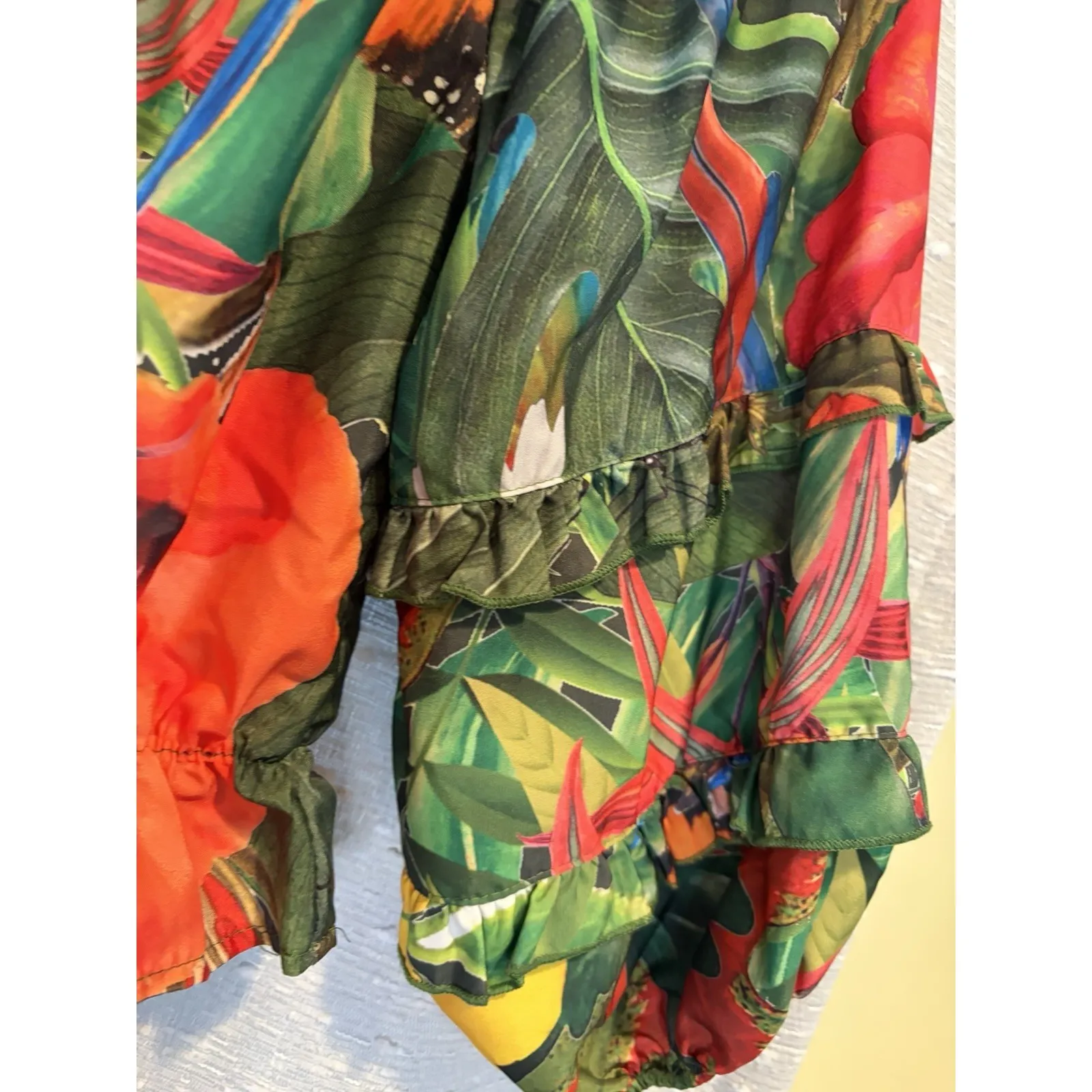 Rachael Zoe Tropical Boho 2Piece Set ‎ CropTop & Maxi  Sz.S - Image 7