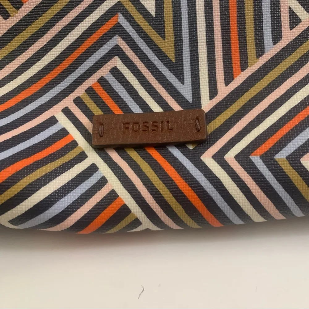 Fossil  Multicolor Striped Crossbody Purse Shoulder Bag - Image 2