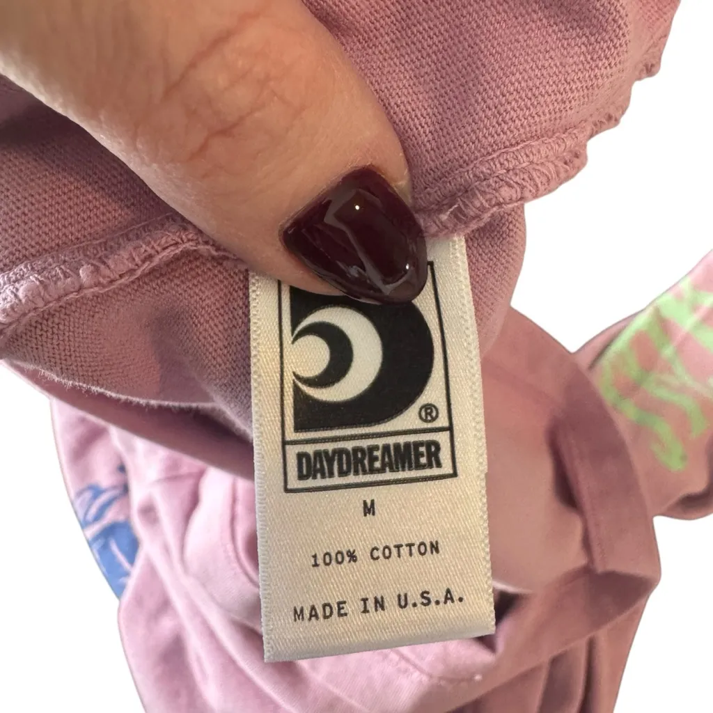 Daydreamer x Free People - Pink Floyd Graphic Long Sleeve Tee Pink Sz M - Image 7