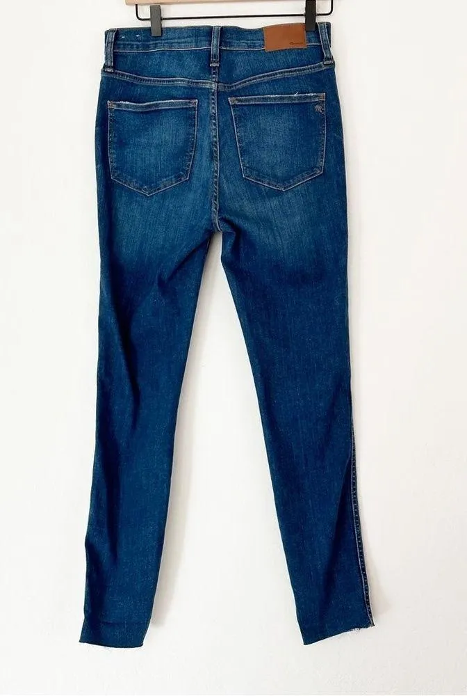 Madewell 10” High Rise Skinny Button Fly Jeans in Hanna Wash | 28 - Image 7