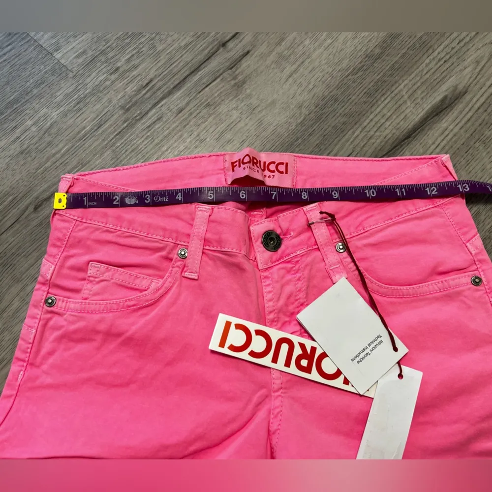 Fiorucci Hot Pink Angel Jeans size 26 - Image 4