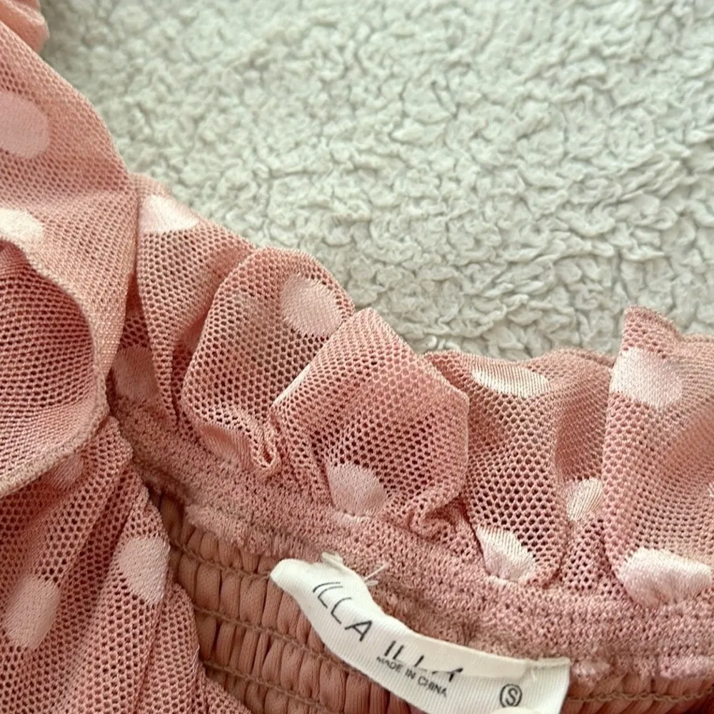 VICI | Strapless Mesh Polka Dot Top - Image 3