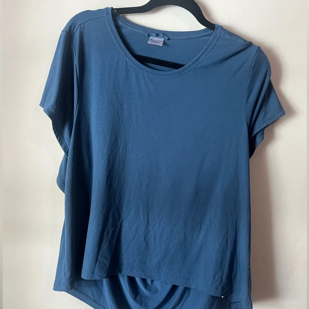 Athleta  Air Out Cinch Tee-Jay Blue - - Image 4