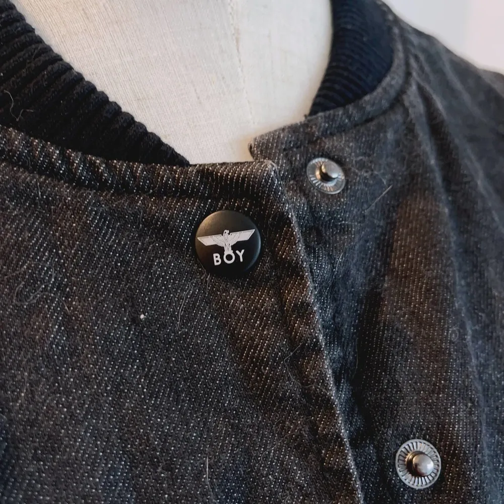 Boy London Cropped Denim Jacket - Image 4