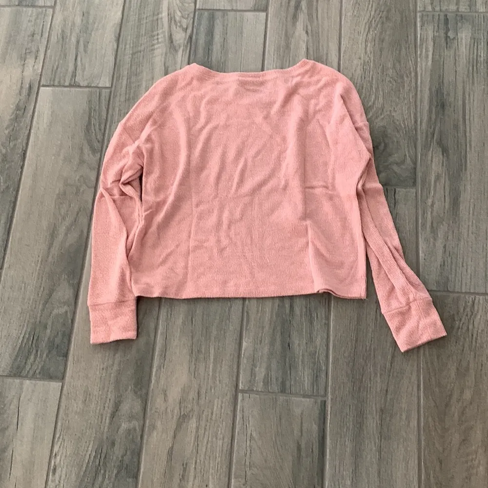 Z supply ribbed long sleeve lounge shirt - Image 4