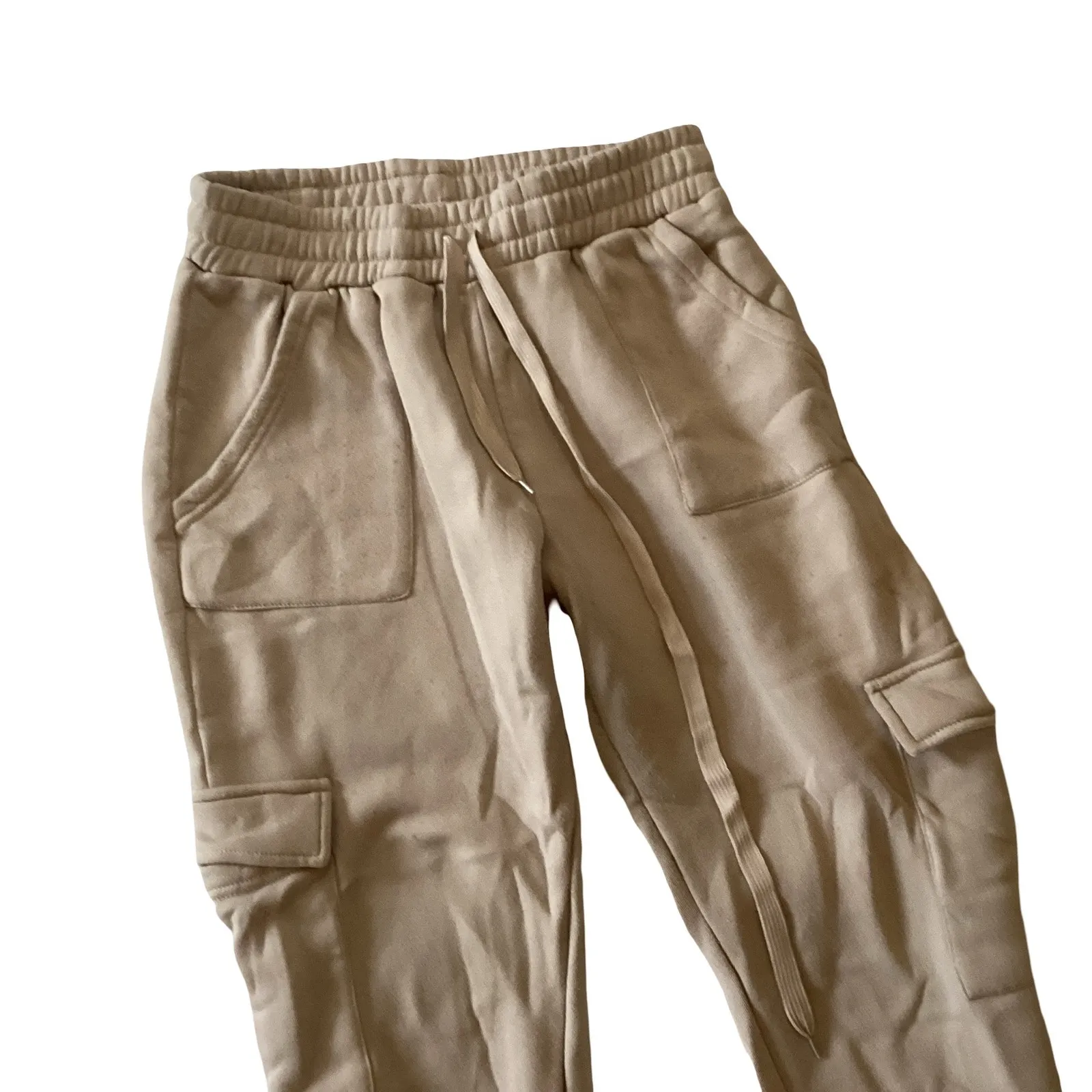 Rag Jogger Sweatpants with Cargo Pockets - Image 3