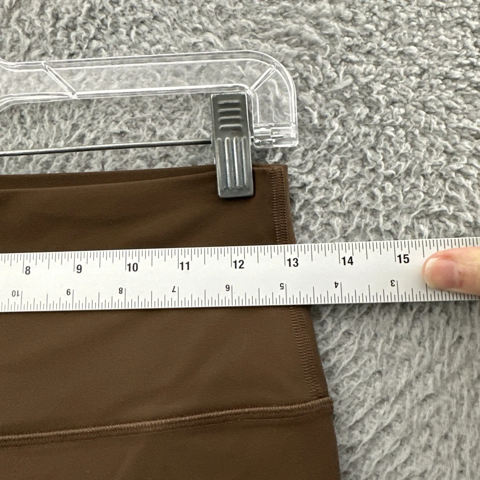 Lululemon Align High Rise Shorts 6" Lava Cake Brown Athletic Biker Yoga Women 8 - Image 7