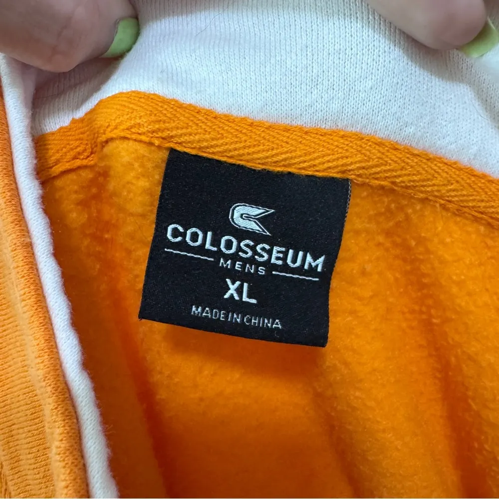 Colosseum Tennessee Volunteers Quarter Zip Pullover XL Orange Sweatshirt Sports - Image 3